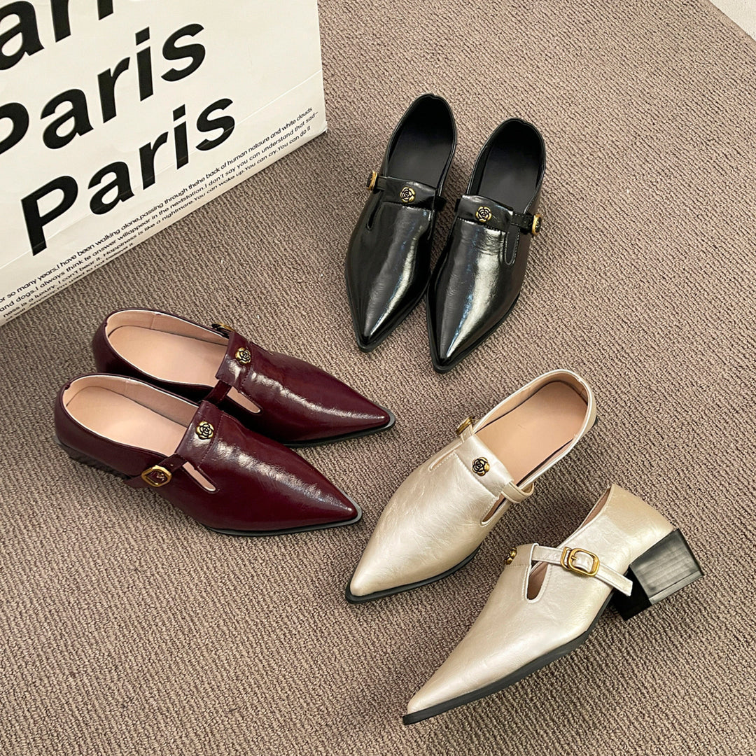 Women Elegant Slingback Loafers Mune Fashion