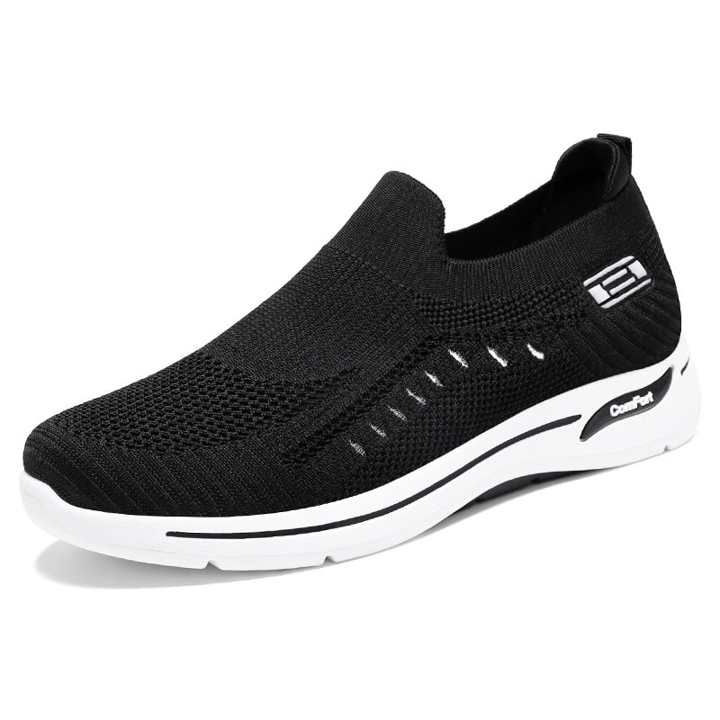 Ladies' ultralight knitted slip-on walking sneakers with seamless sock upper and cushioning EVA comfort midsole Mune Fashion