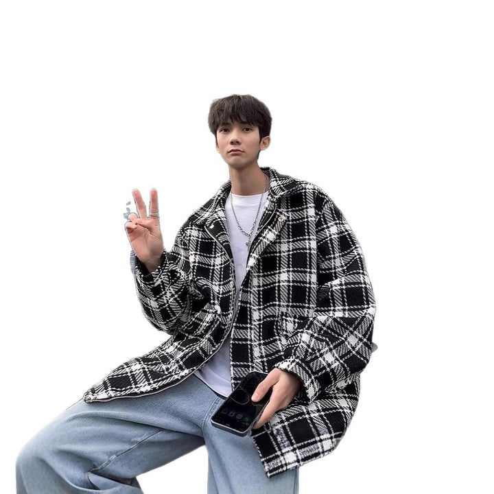 Men's Urban Check Pattern Jacket Mune Fashion