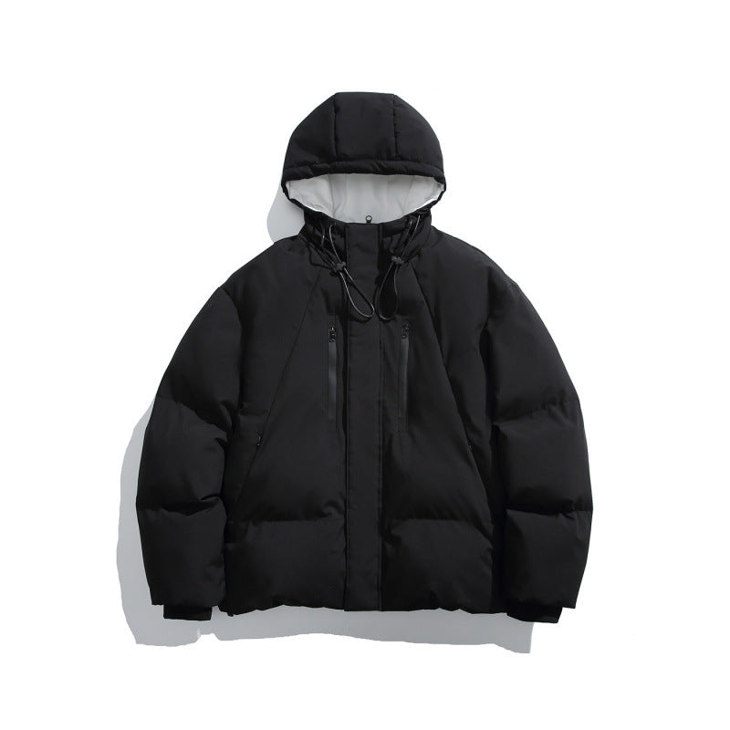 Unisex Kastige padded hoodie jacket with thermal insulation, water-repellent zippers, and drawstring Mune Fashion