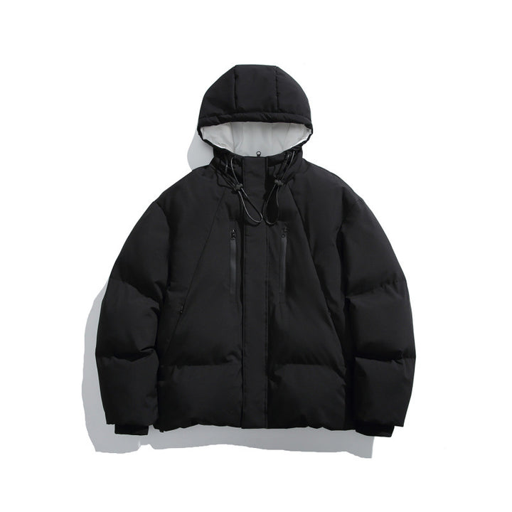 Unisex Kastige padded hoodie jacket with thermal insulation, water-repellent zippers, and drawstring Mune Fashion