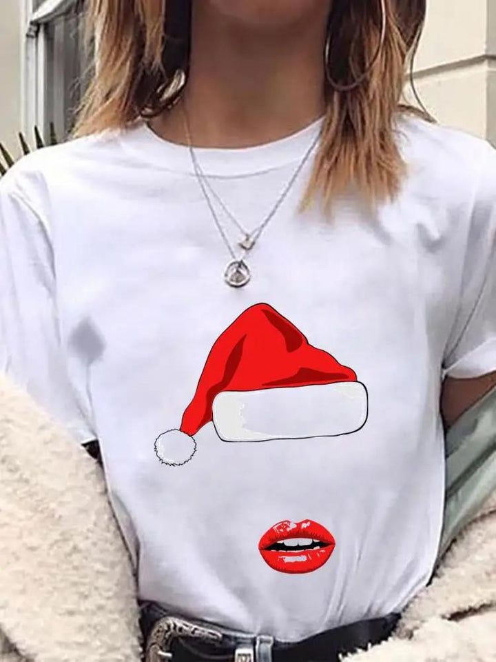 Mune | Christmas Round Neck Short Sleeve Shirt