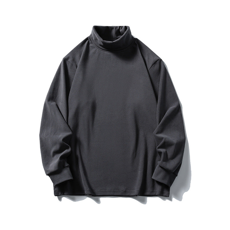 Unisex Oversize-Half-Roll Neck Sweater made of fine Jersey with raglan sleeves and ribbed cuffs Mune Fashion