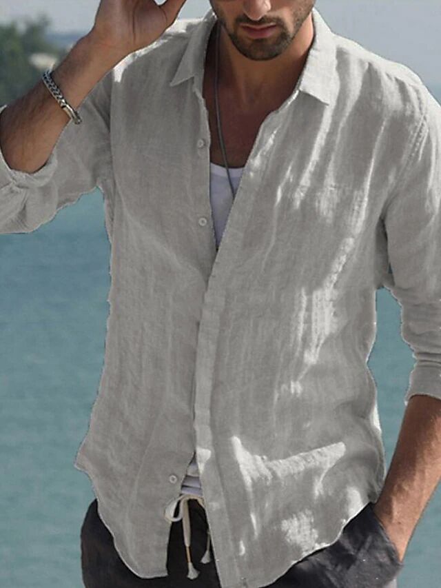 Men's casual linen shirt Mune Fashion