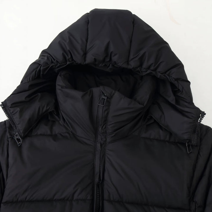 Unisex Padded Hooded Winter Parka with Synthetic Insulation Mune Fashion