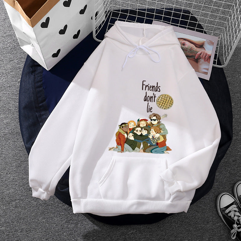 Women's statement hoodie in oversized fit with soft fleece lining and kangaroo pocket Mune Fashion
