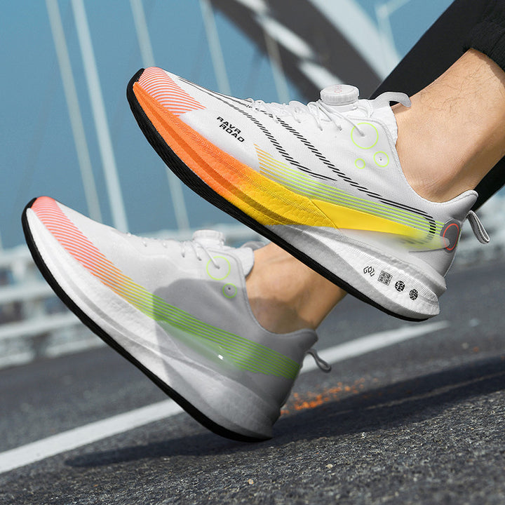 Unisex Performance Running Shoes with Twist Closure, Multi-layer Rebound Midsole and Stable TPU Heel Support Mune Fashion