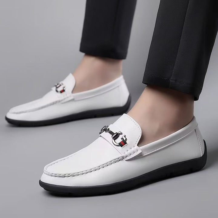 Men's Elegant Leather Moccasins Mune Fashion
