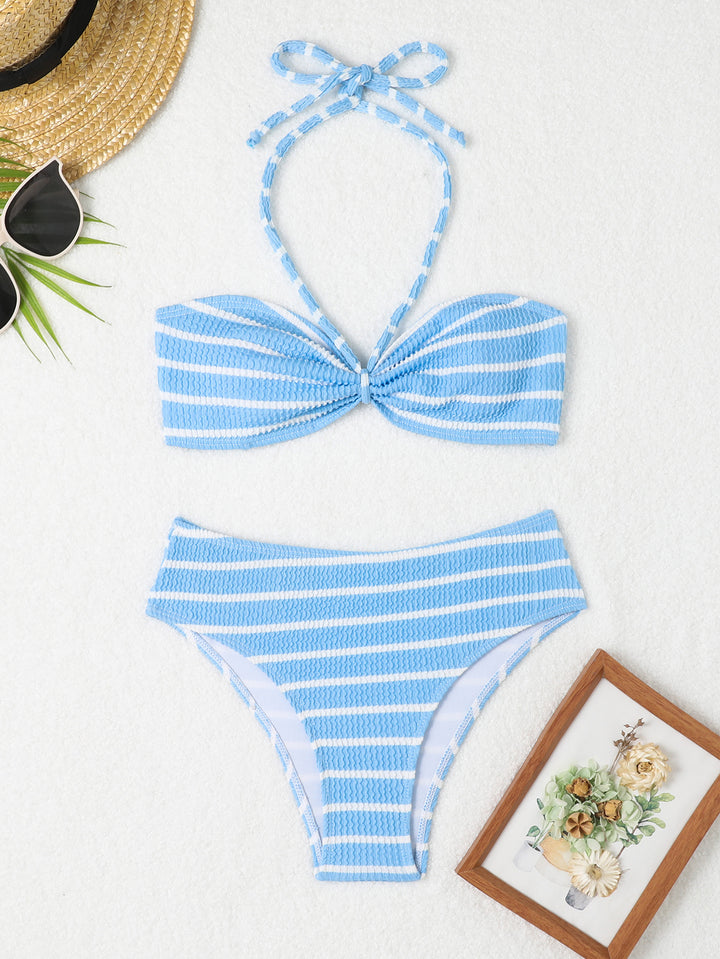 Women's Bandeau Bikini with sophisticated knot Mune Fashion