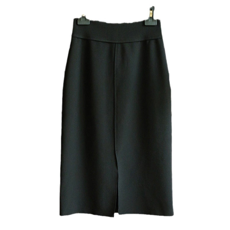 Women Elegant, slim cut midi skirt Mune Fashion