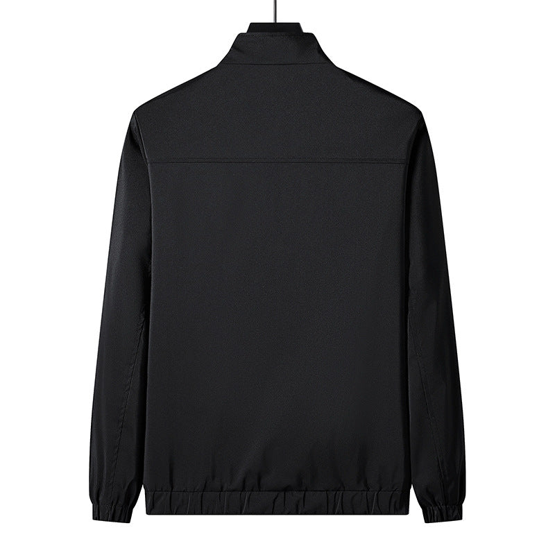 Men's Lightweight Sports Jacket with High Collar Mune Fashion