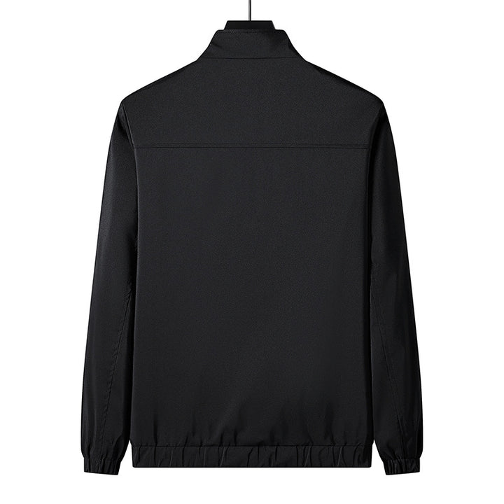 Men's Lightweight Sports Jacket with High Collar Mune Fashion