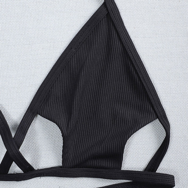 Women's Triangle Bikini with Sexy Cut-Out Design Mune Fashion