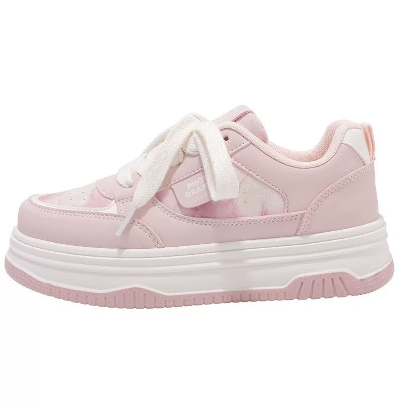 Women's Trendy Platform Sneakers with Comfortable Cushioning and Fashionable Silhouette Mune Fashion