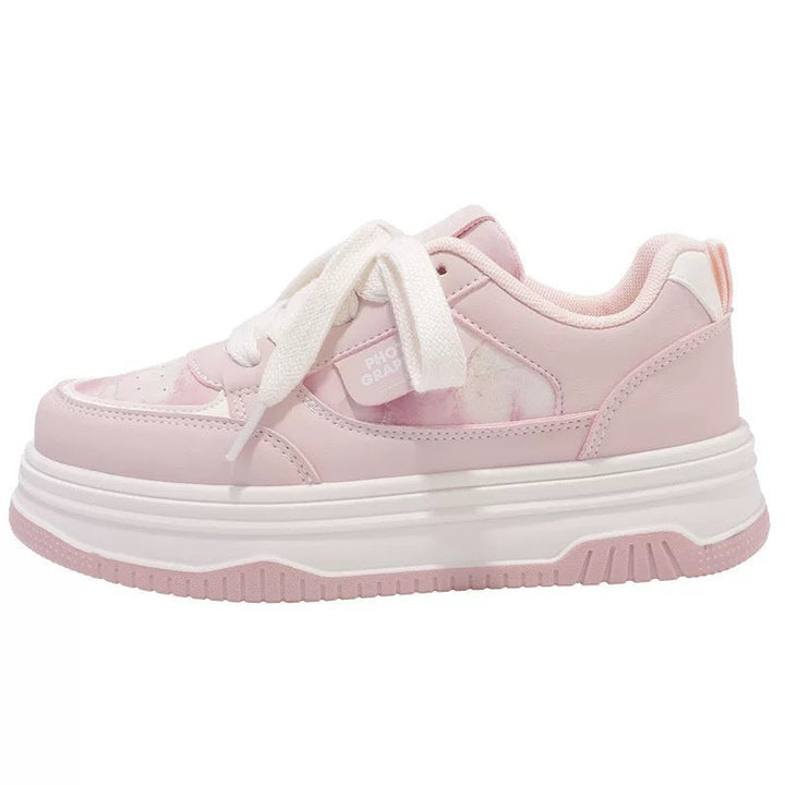 Women's Trendy Platform Sneakers with Comfortable Cushioning and Fashionable Silhouette Mune Fashion