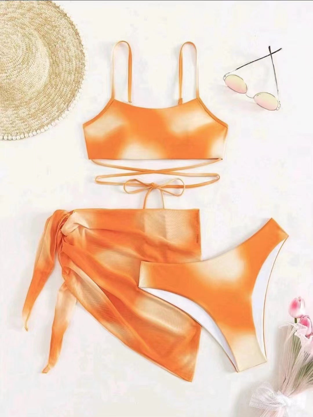Women's bathing outfit with crossed straps Mune Fashion