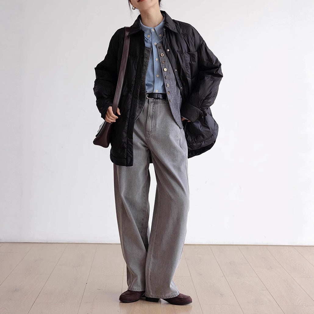 Ladies elegant and padded transitional jacket Drune
