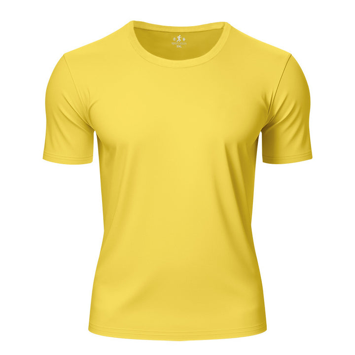 Men's lightweight short sleeve functional shirt with round neck, quick-drying stretch fabric and flat seams Mune Fashion
