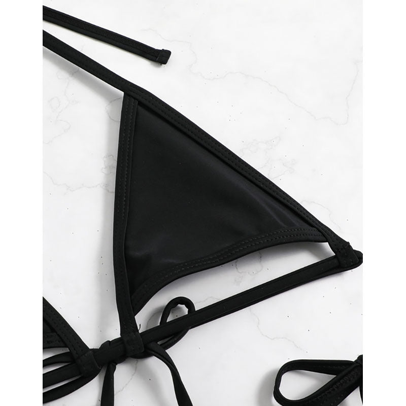 Ladies Triangle Bikini with sophisticated lace-up details Mune Fashion