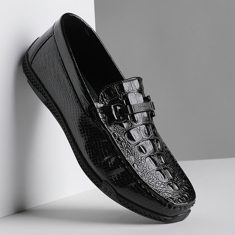 Men's Elegant Loafers with Buckle Mune Fashion