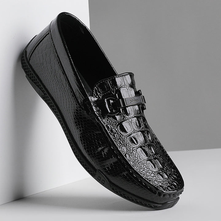 Men's Elegant Loafers with Buckle Mune Fashion