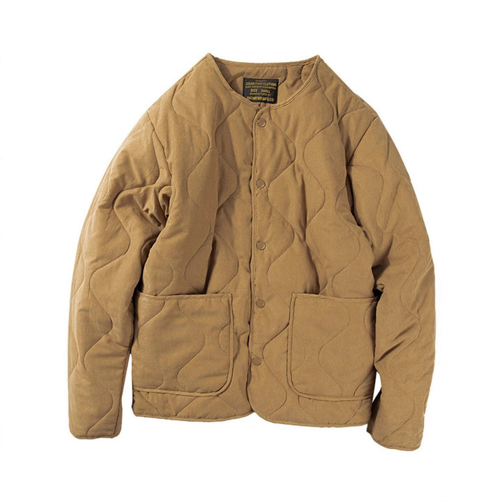 Men's Comfortable Quilted Jacket with Practical Pockets Mune Fashion