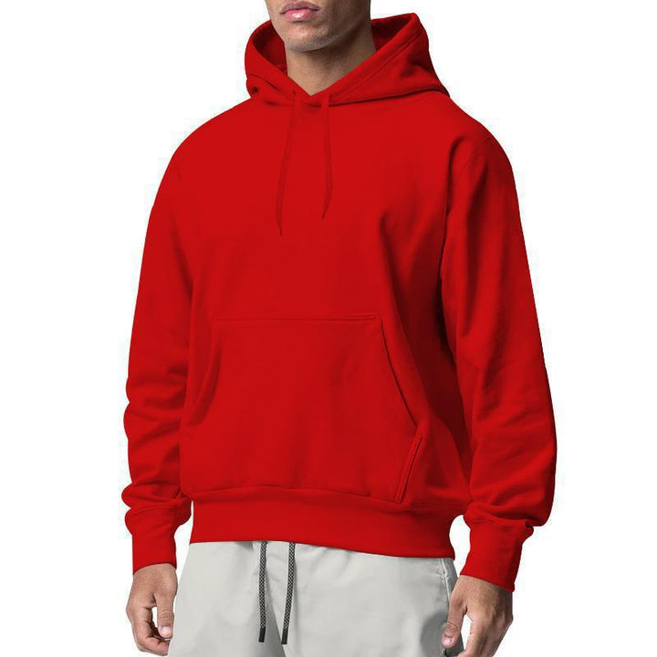 Men's nan Premium Hoodie with kangaroo pocket, brushed fleece interior, reinforced neck seam, and ribbed hem Mune Fashion
