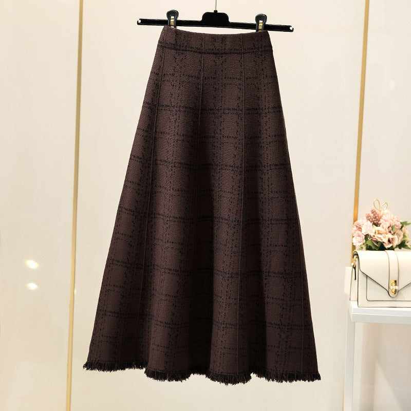Ladies Long, padded A-line skirt Mune Fashion