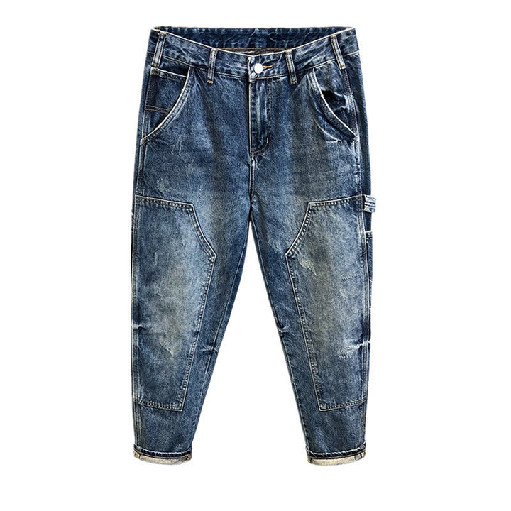 Men's Casual Cargo Pants with Wide Legs Mune Fashion