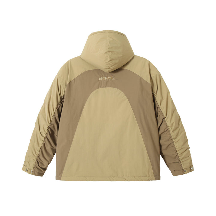 Men's waterproof camouflage field jacket with hood, thermal insulation and utility details Mune Fashion