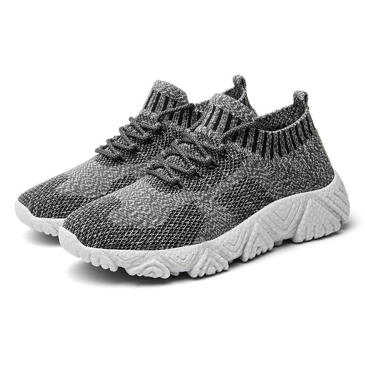 Unisex nan urban knitted slip-on sneakers with sock-like shaft and distinctive profile sole Mune Fashion