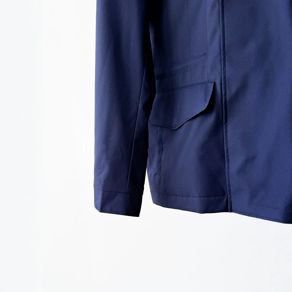 Women modern utility jacket with high collar Mune Fashion