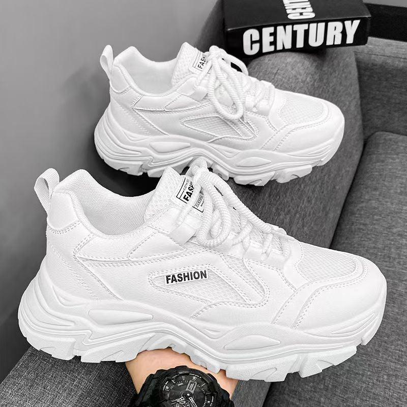 Ladies Athletic Sneakers with Robust Design and Breathable Inserts Mune Fashion