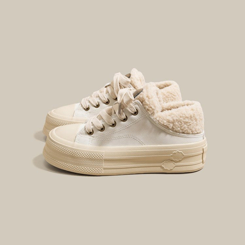 Women's Winter Sneakers with Cozy Lining and Non-Slip Sole Mune Fashion