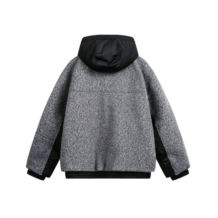Unisex Oversized Teddy-Fleece Winter Jacket with Removable Hood Mune Fashion