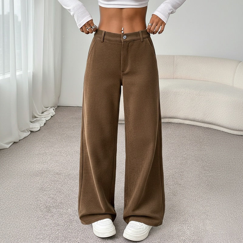 Women's Comfortable Loose High Waist Pants Mune Fashion