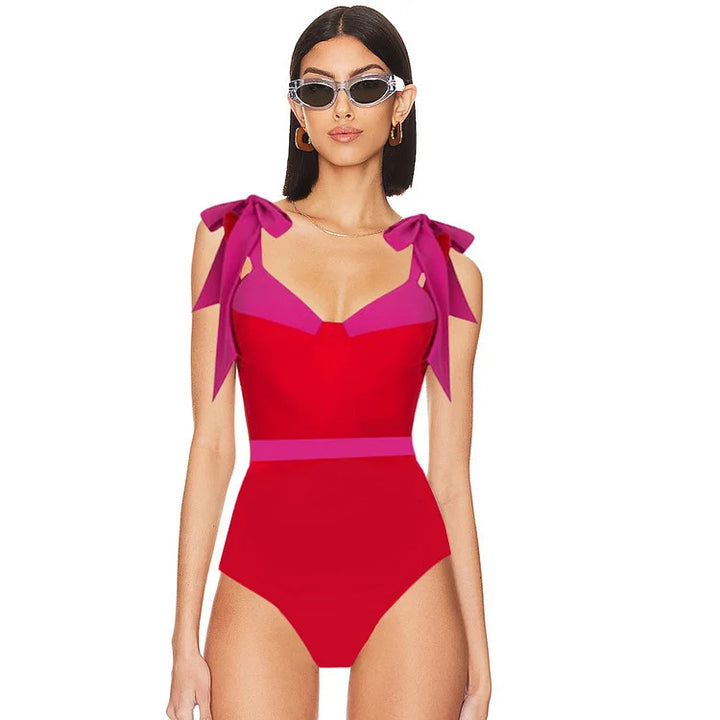 Women high-waisted bikini set with wrap skirt Mune Fashion