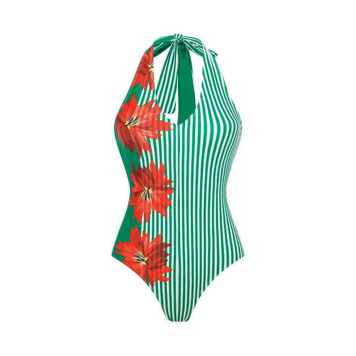 Women's swimsuit with charming ruffle design and matching maxi skirt Mune Fashion