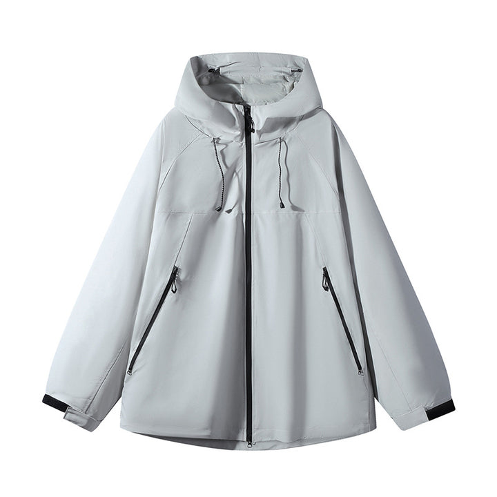 Men's Double Layer Colorblock Softshell Hooded Jacket in Urban Outdoor Cut Mune Fashion