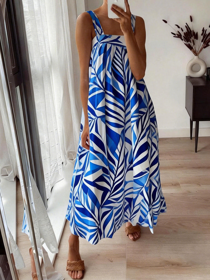 Ladies maxi dress with floral pattern and airy fit Mune Fashion