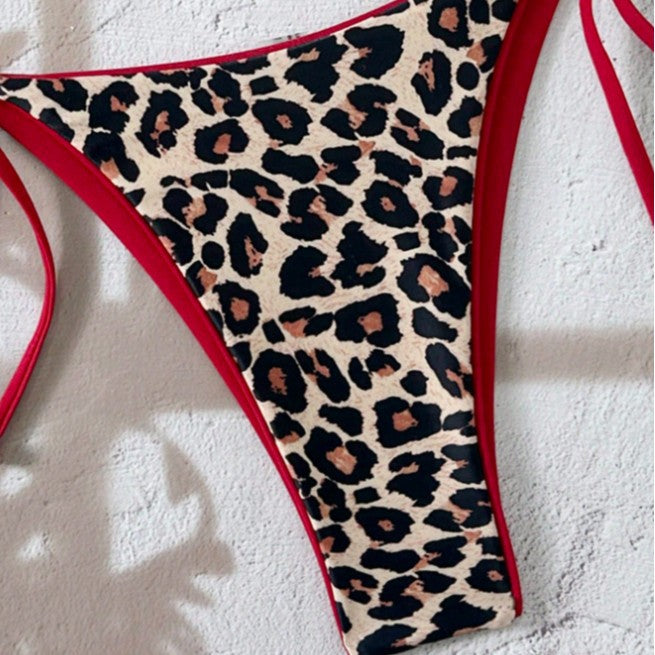 Women's triangle bikini with exciting leopard pattern Mune Fashion