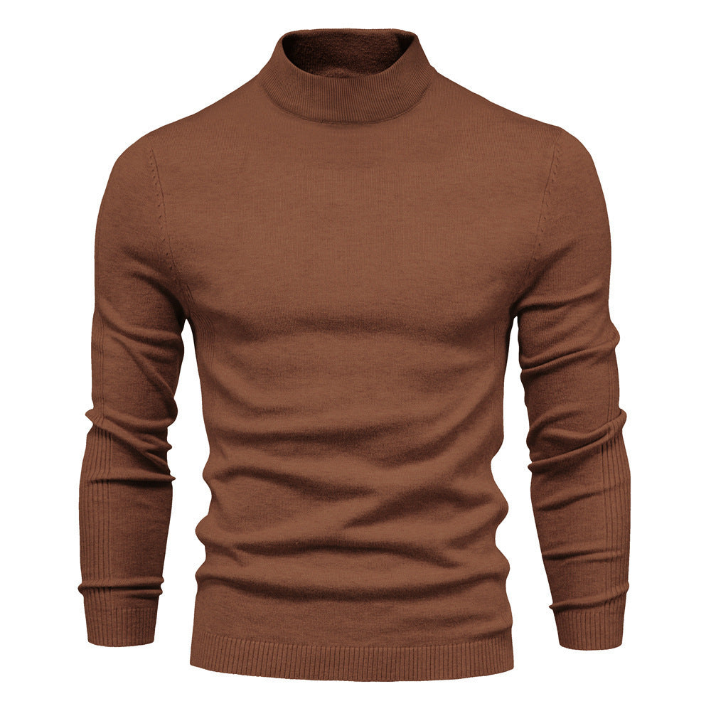 Men's Stylish Turtleneck Sweater Made Of Soft Merino Wool Mune