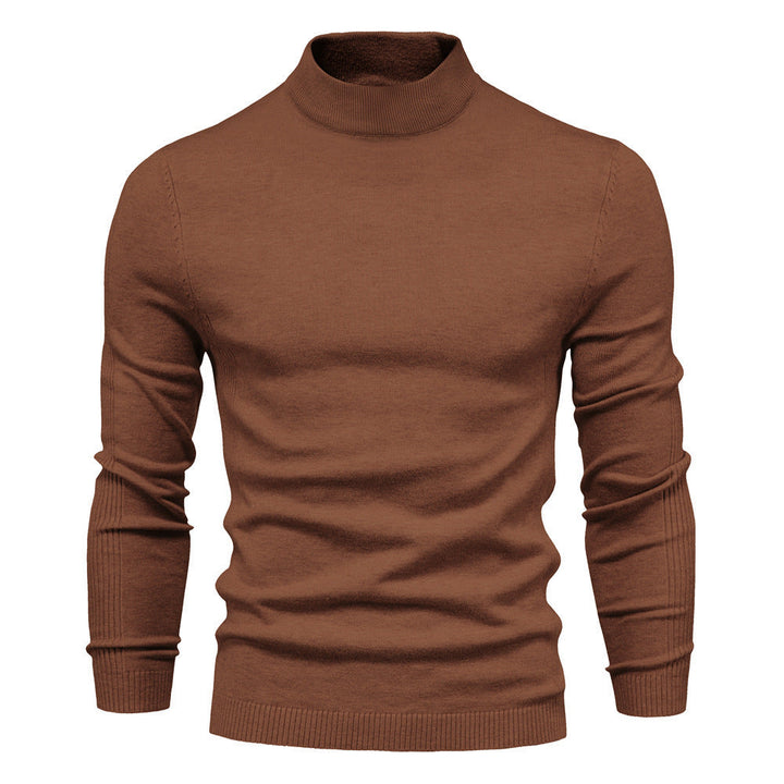 Men's Stylish Turtleneck Sweater Made Of Soft Merino Wool Mune