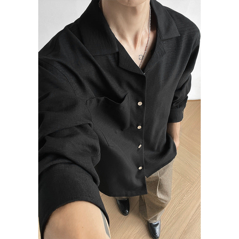 Men's Fashionable Light Shirt Blouse Mune Fashion