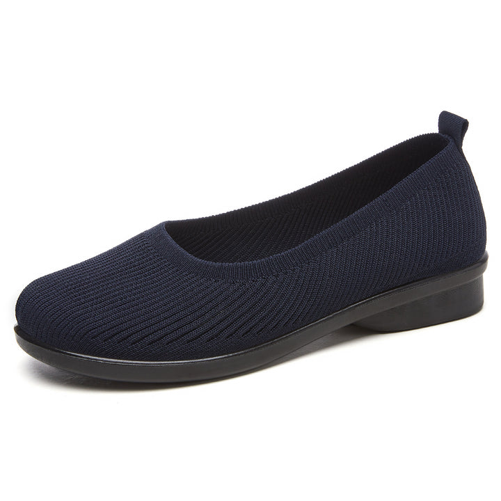 Women’s seamless comfort ballerina made of technical knit with ergonomic memory footbed and flexible profile sole Mune Fashion
