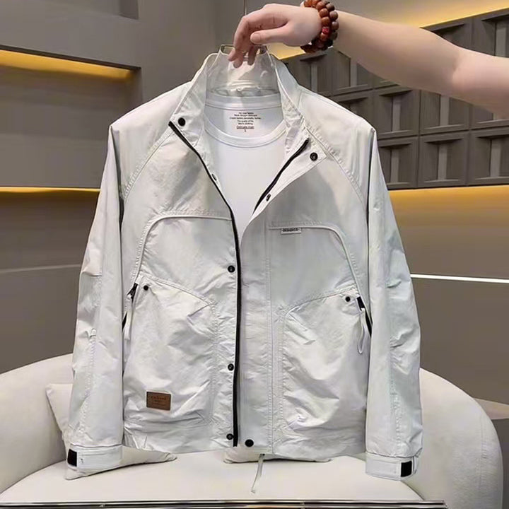 Men's Lightweight Transition Jacket with Functional Pockets Mune Fashion