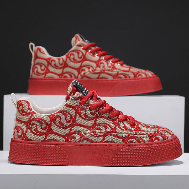 Ladies sneakers with textured upper material and non-slip sole Mune Fashion