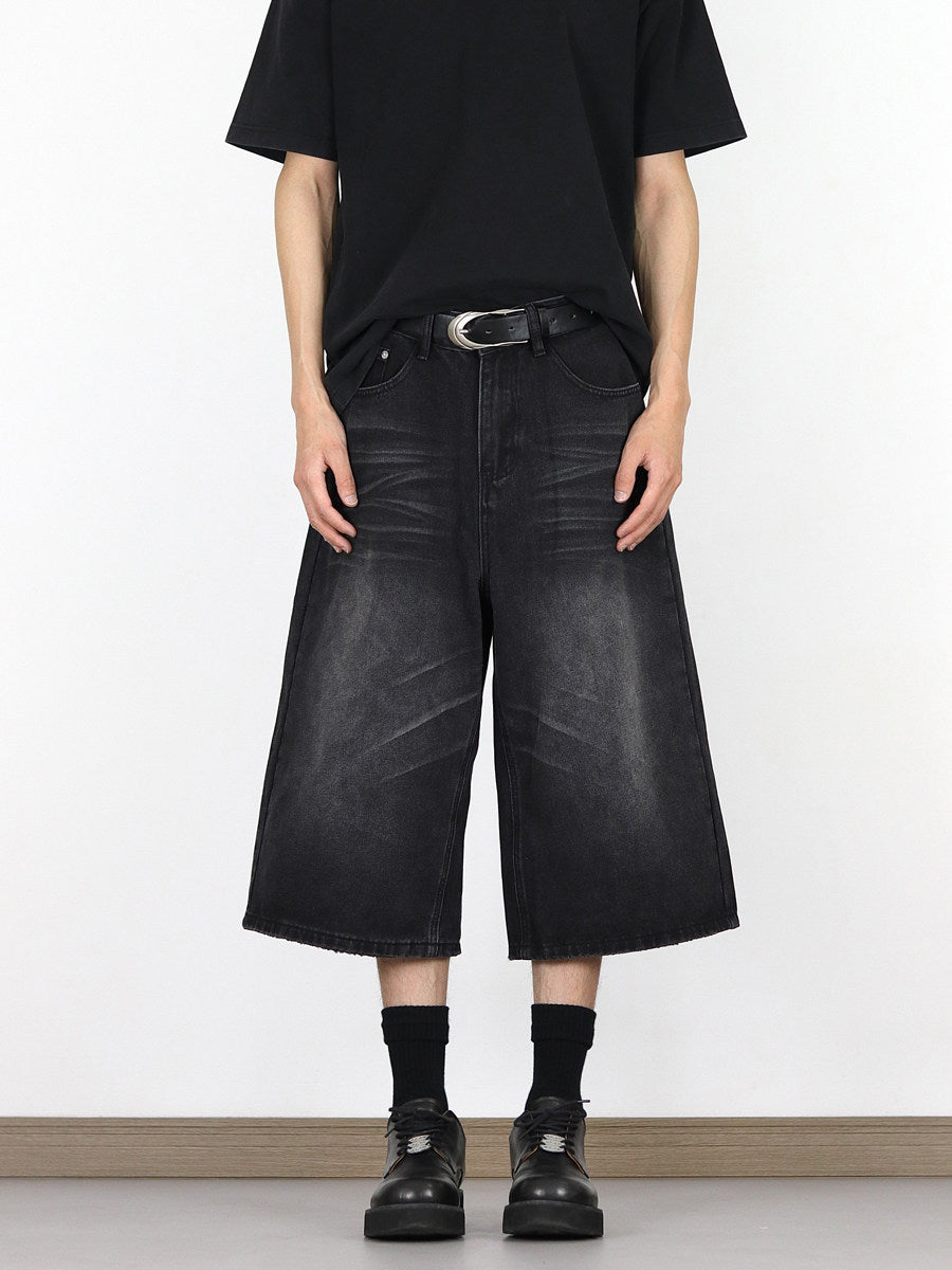 Men's Fashion Dialen Denim Cargo Shorts Mune Fashion