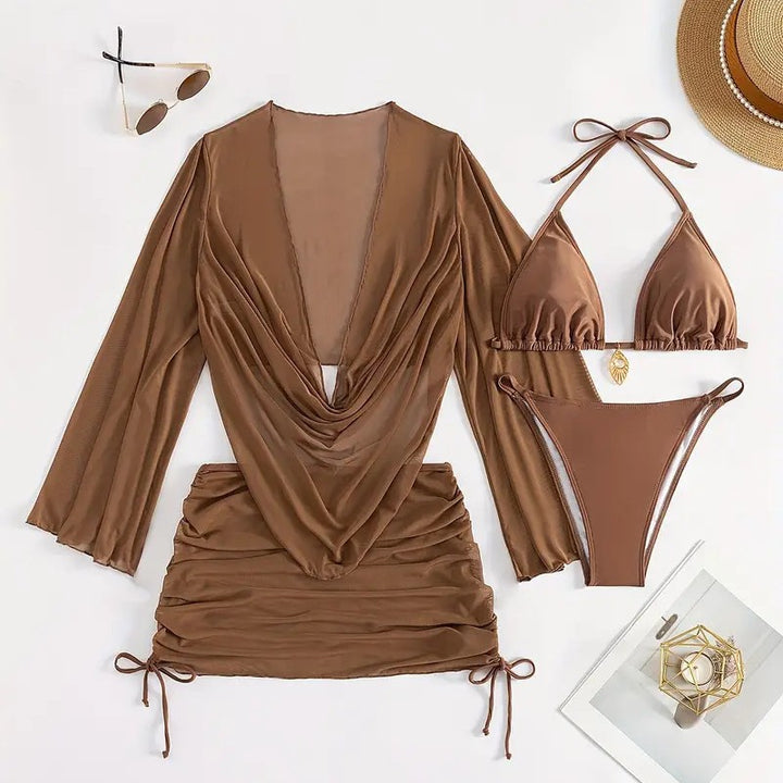 Ladies Bikini Set with elegant wrap top Mune Fashion