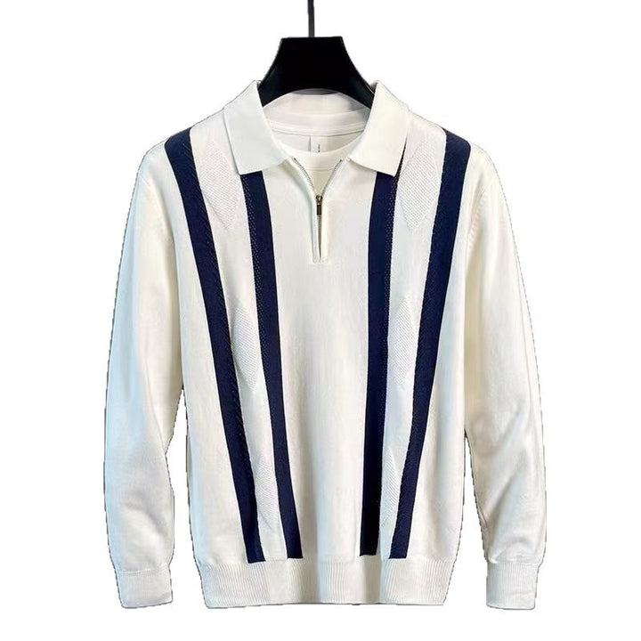 Men's Stylish Short Sleeve Polo Shirt with Textured Design Mune Fashion